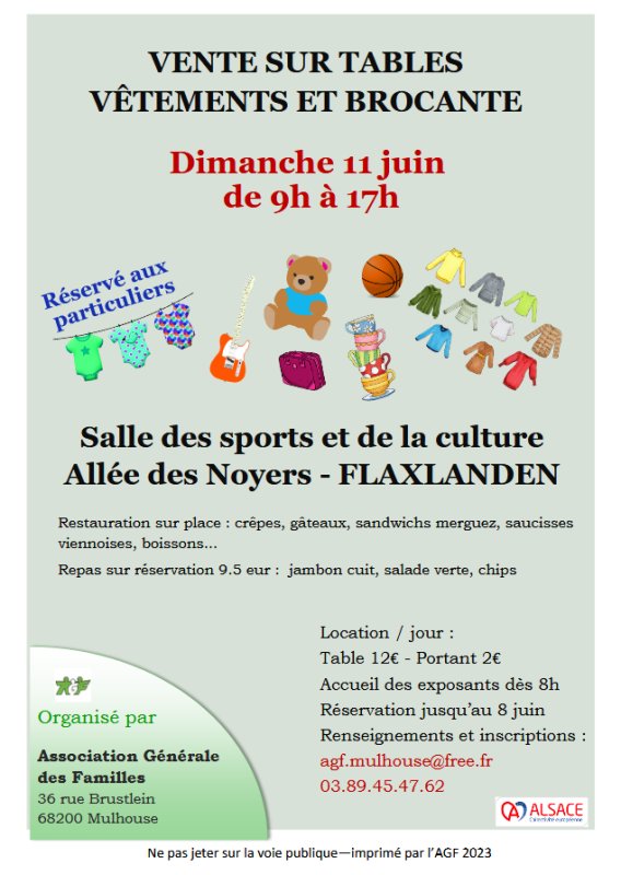 Vente sur table