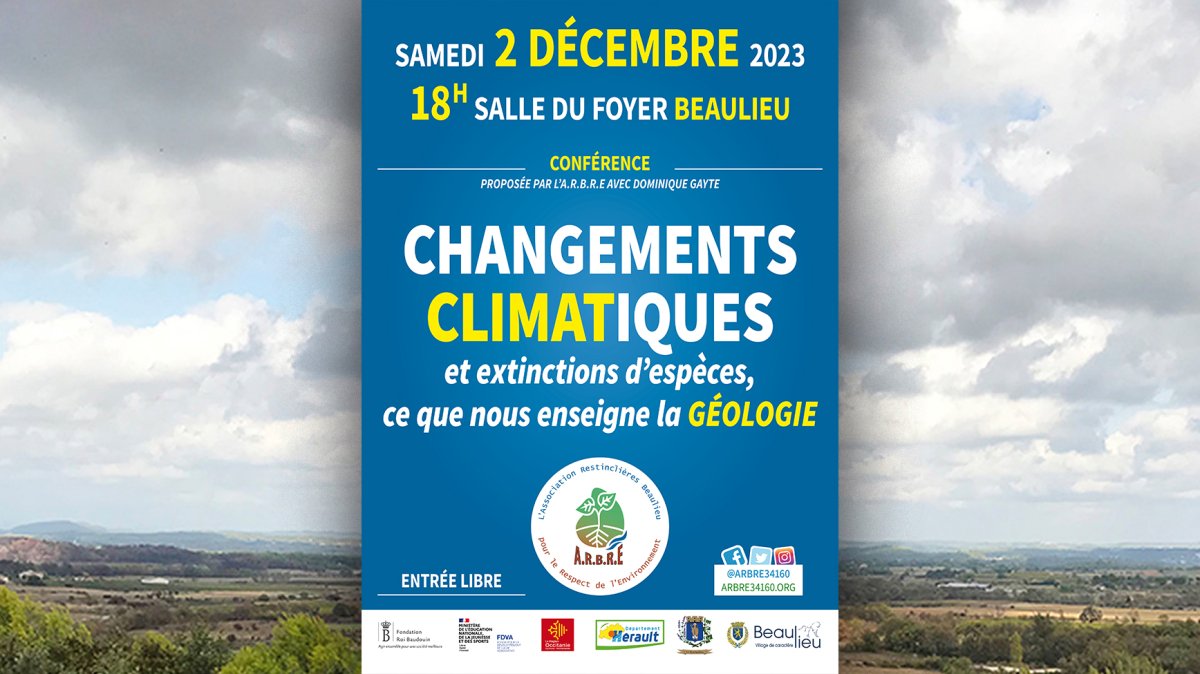 Conférence « Changement climatique : ce que nous enseigne la géologie »