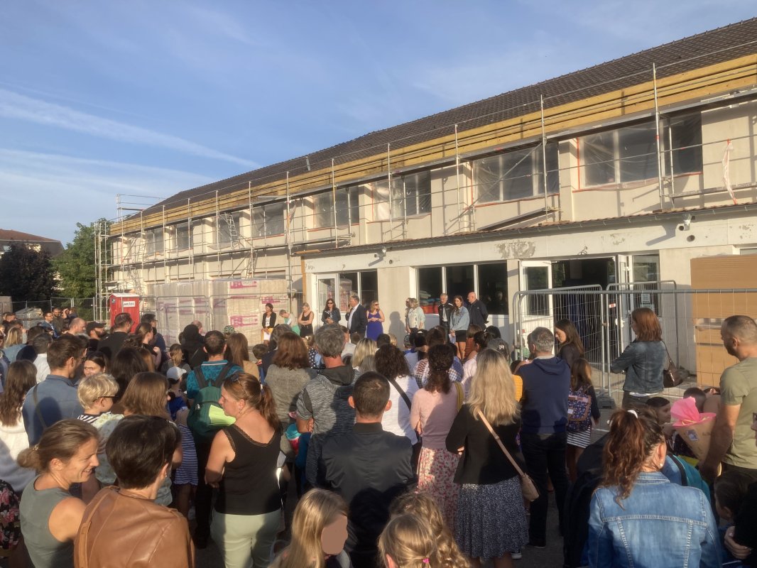 Une rentrée sereine à l'école Sitzmann en fin de chantier