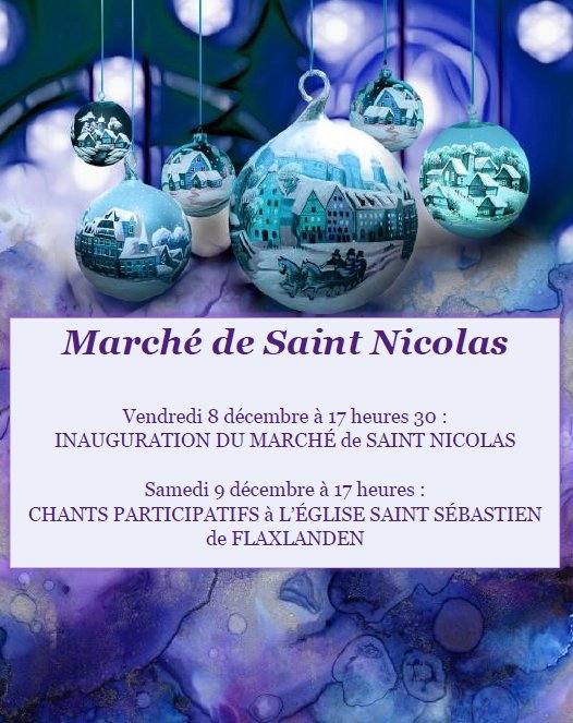 Marché de Saint Nicolas du 8 au 10 décembre