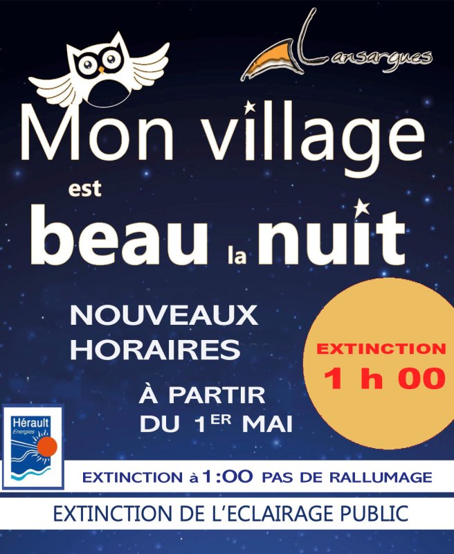 Extinction de l'éclairage public