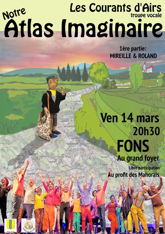 Concert "Les Courants d'Airs" à Fons