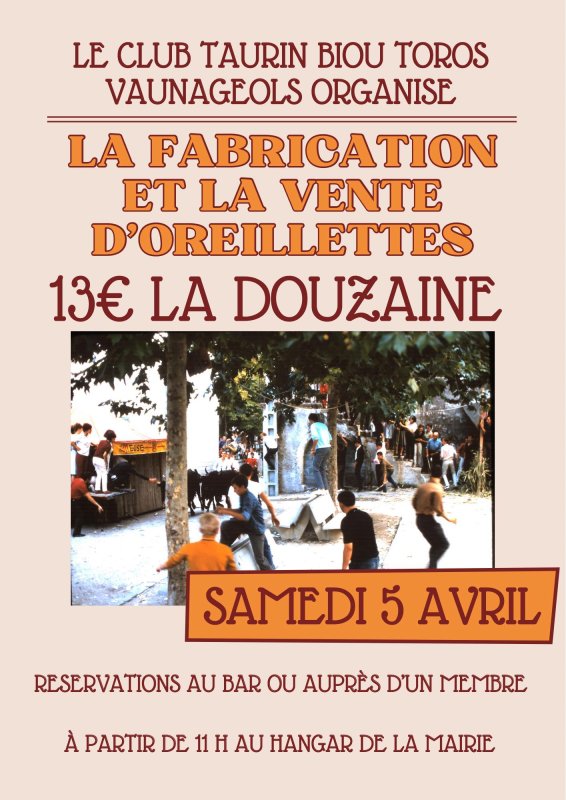 Oreillettes Club Taurin