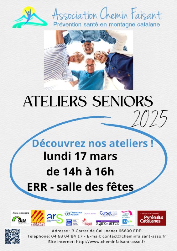 Seniors - Découvrez nos nouveaux ateliers pour 2025!