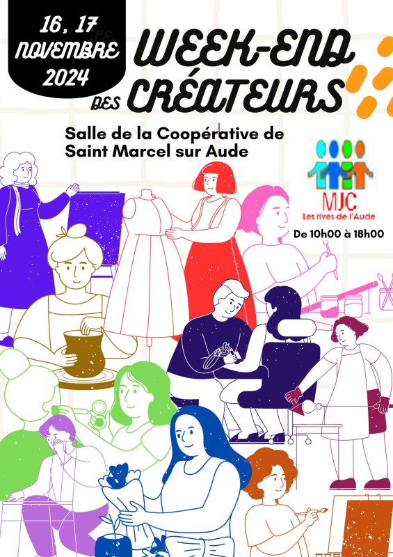 Évènement : WEEK-END DES CRÉATEURS 16 et 17 NOVEMBRE SALLE LA COOPÉ