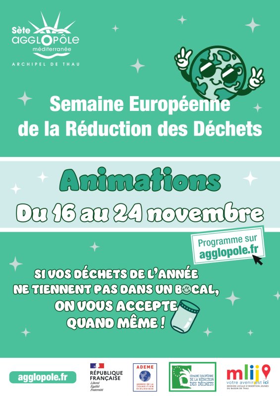 Aujourd'hui commence la semaine Européenne de la Réduction des Déchets (SERD) : Engageons-nous !