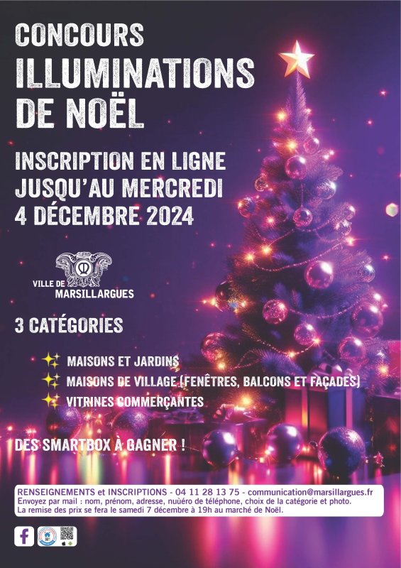 ✨ Participez au concours “Illuminations de Noël” ! ✨