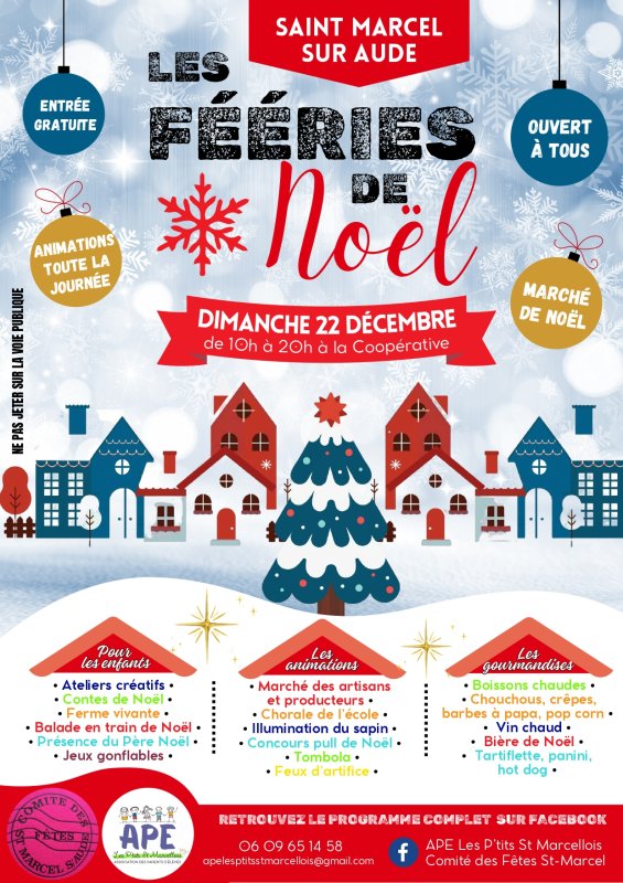 Évènement : FÉÉRIES DE NOEL : Dimanche 22 décembre COOPÉ