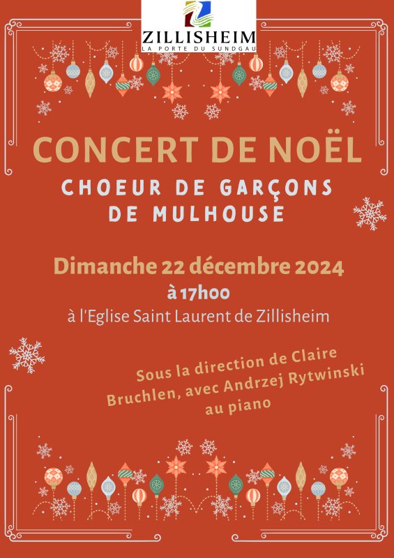 Concert de Noël donné par le Chœur de Garçons de Mulhouse