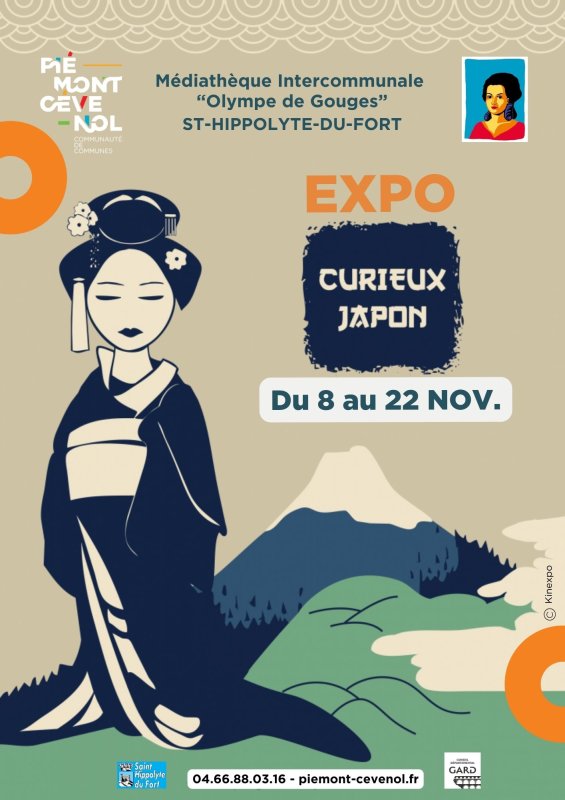 Exposition Curieux Japon - Médiathèque Olympe de Gouges