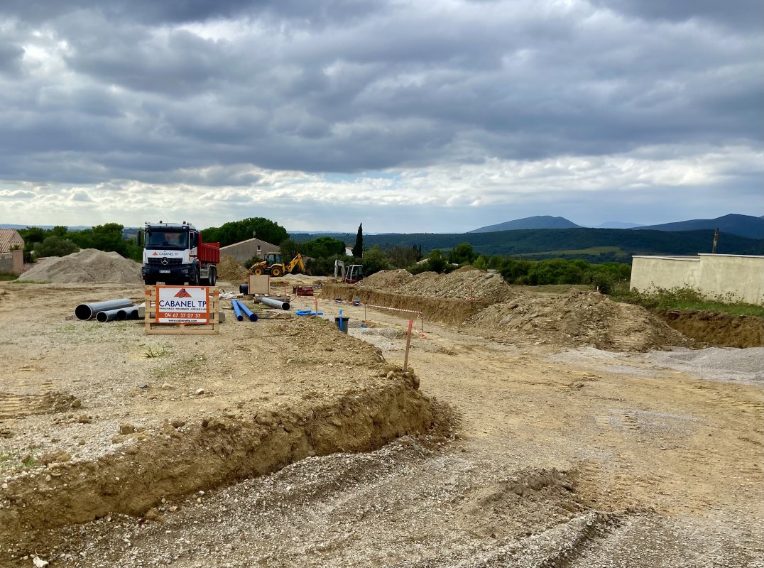 Début des travaux du lotissement privé « les Romarins »