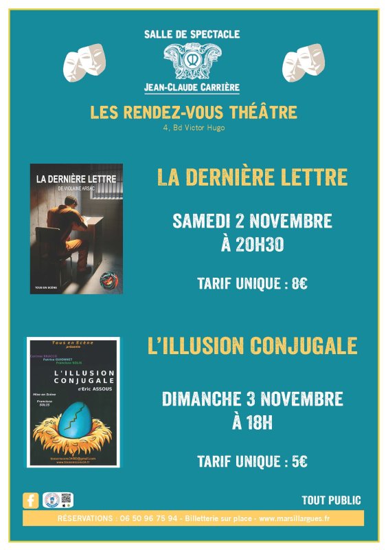 🎭 LES RENDEZ-VOUS THEÂTRE 🎭