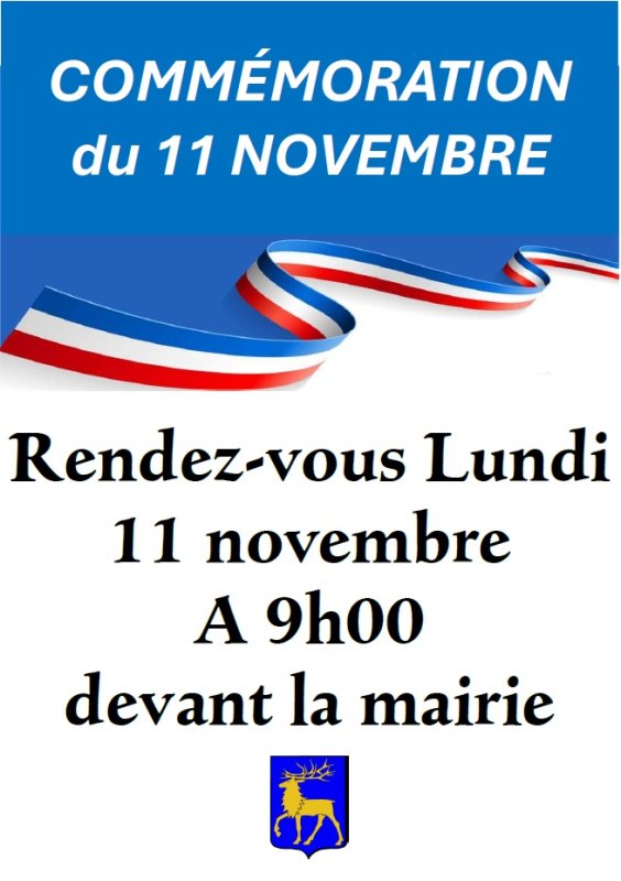 Commémoration du 11 novembre