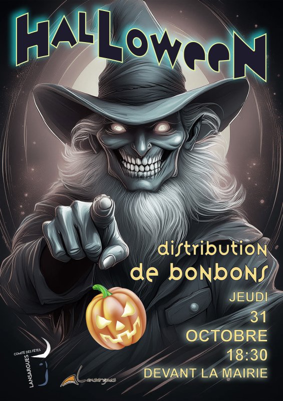 Halloween, distribution de bonbons