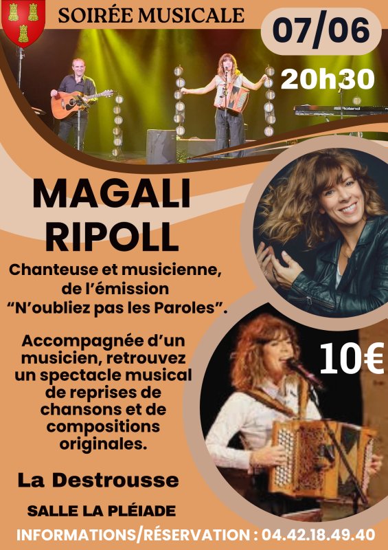 Évènement : MAGALI RIPOLL - Concert