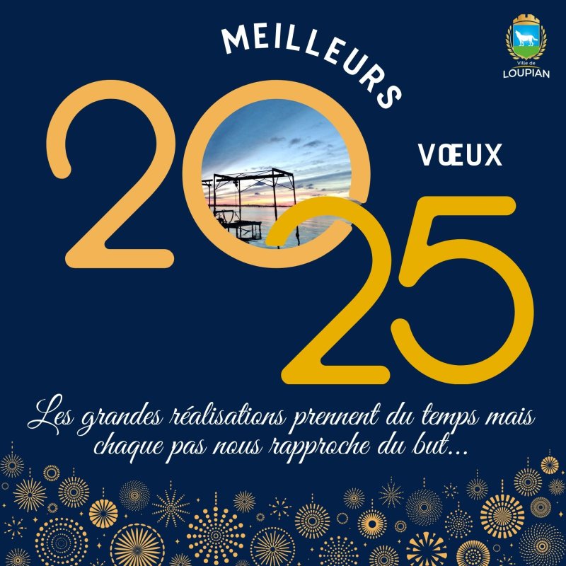 Pour célébrer le début de l'année 2025, Alain VIDAL, Maire de Loupian et le Conseil Municipal vous convient à la traditionnelle cérémonie des vœux à la population.