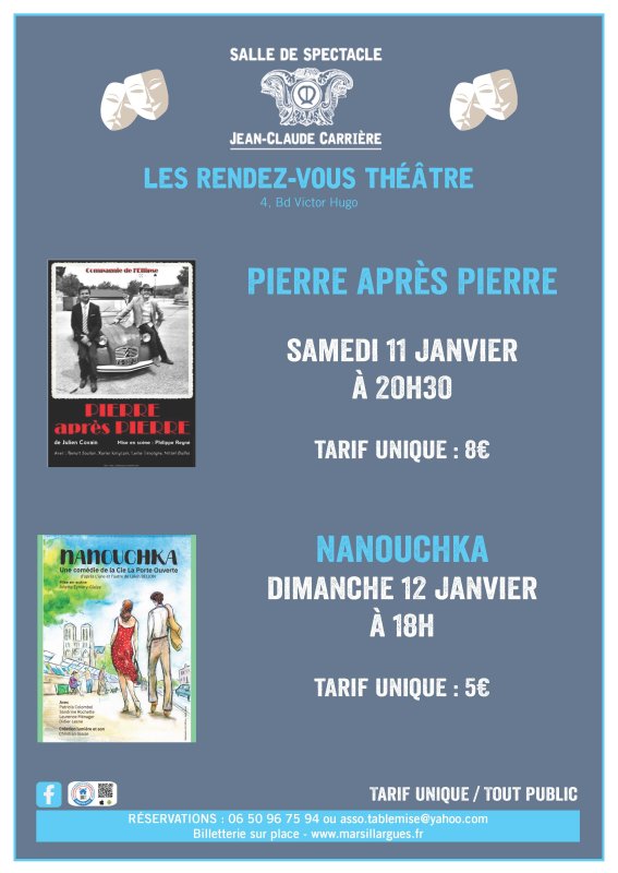 🎭 LES RENDEZ-VOUS THEÂTRE 🎭