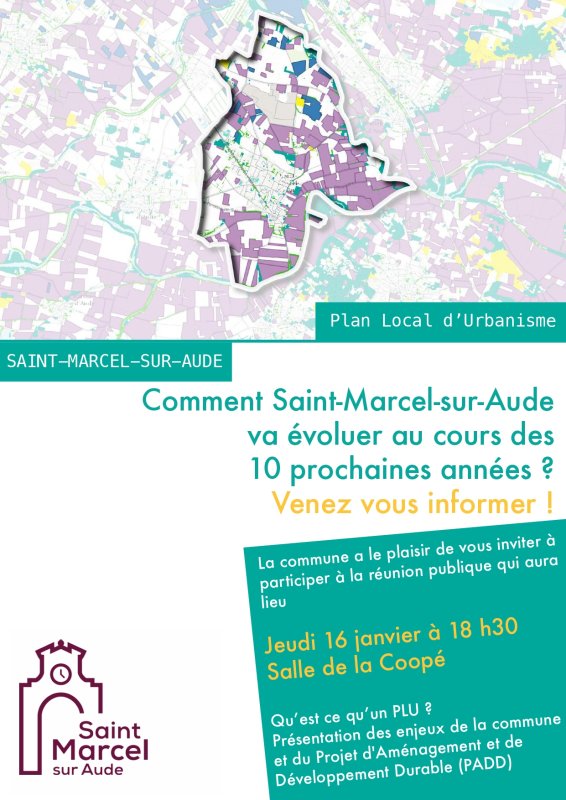 REUNION PUBLIQUE : PLAN LOCAL d'URBANISME