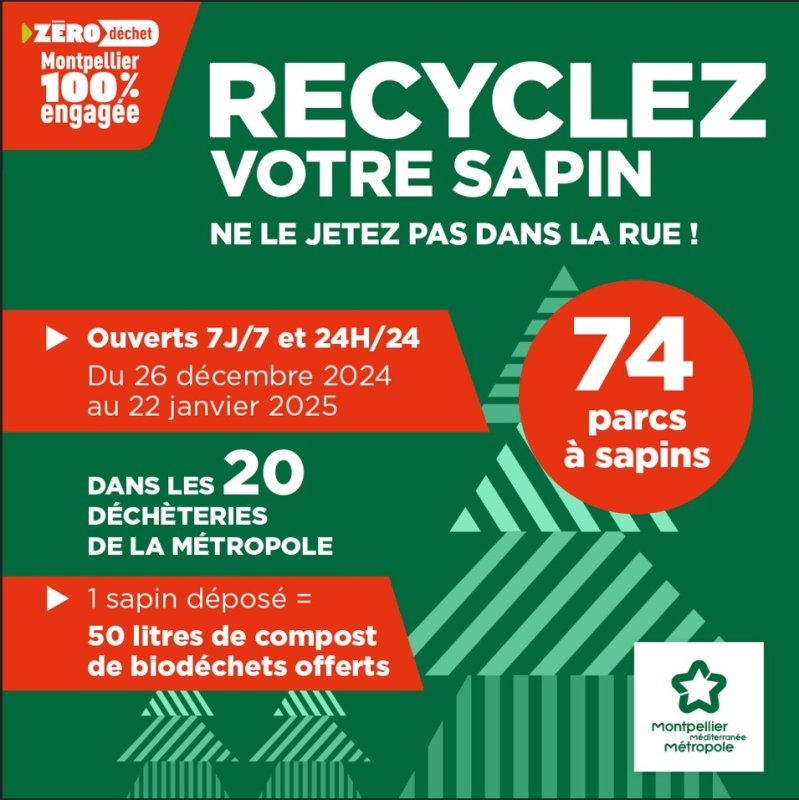 RECYCLEZ VOTRE SAPIN !