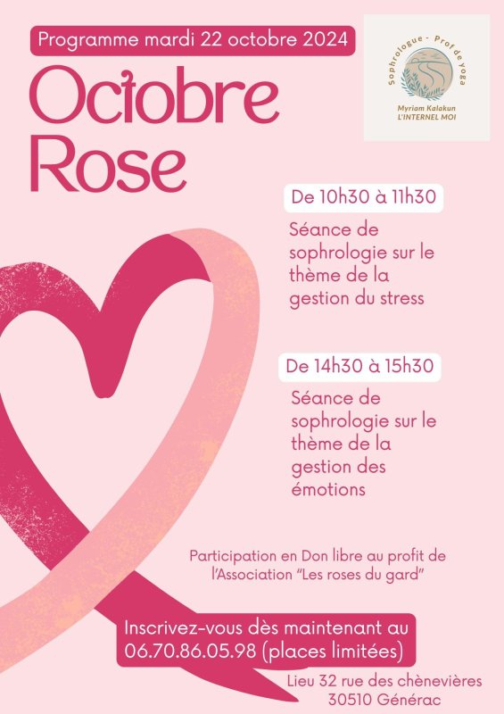 Sophrologie pour octobre rose