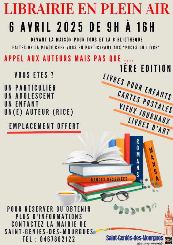 LIBRAIRIE EN PLEIN AIR - APPEL A CANDIDATURES