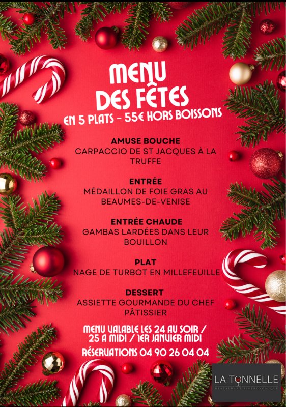 🥁 Le menu de Noël est annoncé 🥁