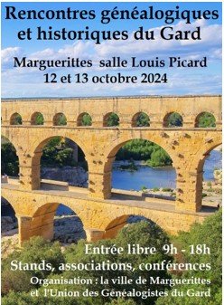 Les rencontres généalogiques et historiques de Marguerittes (30)