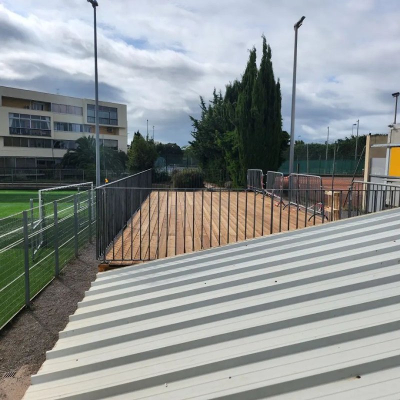 Travaux : des aménagements au stade municipal