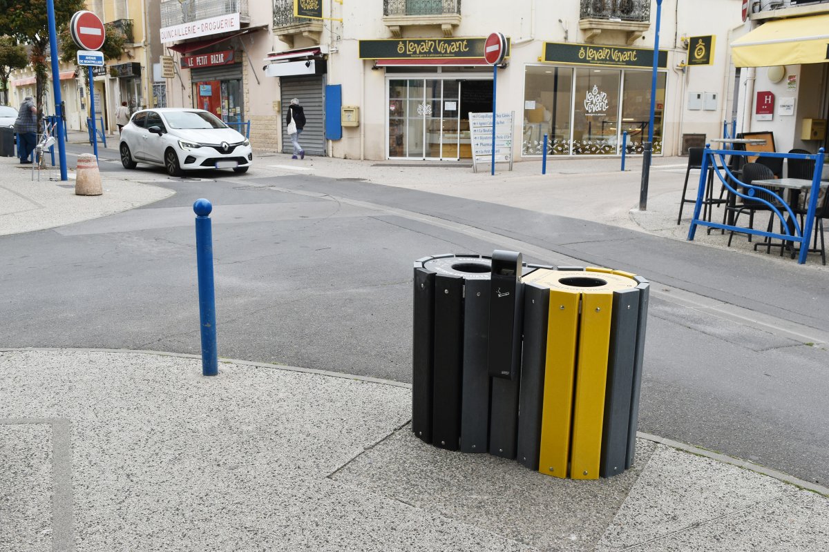 Les corbeilles double-tri se généralisent dans le centre-ville