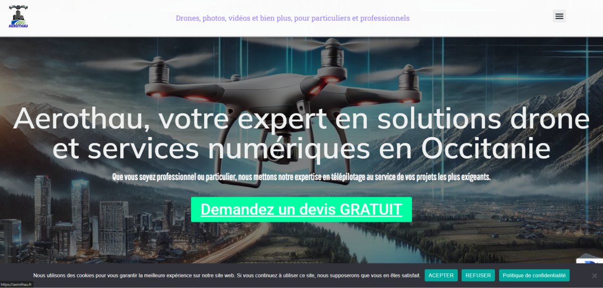 🌟 Aerothau fait peau neuve avec son nouveau site internet ! 🌟