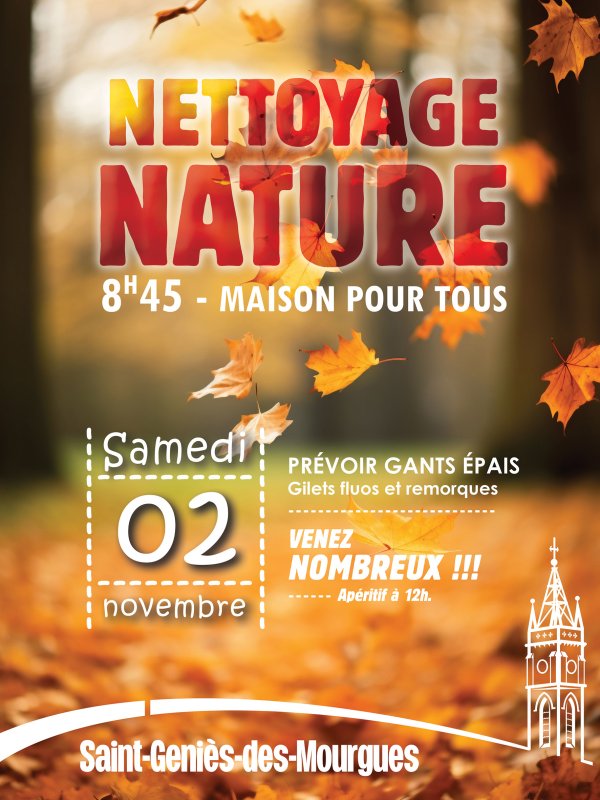 Évènement : nettoyage de la nature