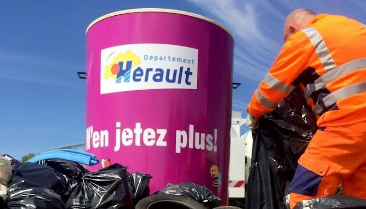Département de l'Hérault - Semaine départementale de ramassage et de tri des déchets abandonnés avril 2025