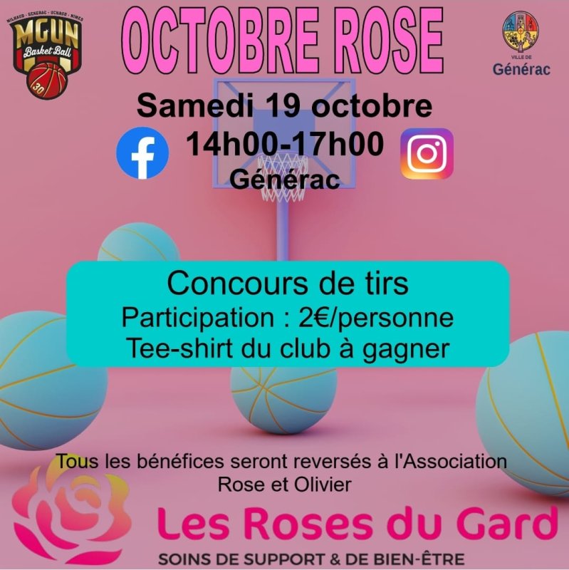 RAPPEL Concours de tirs au profit des Roses du Gard, samedi 19 octobre à Générac