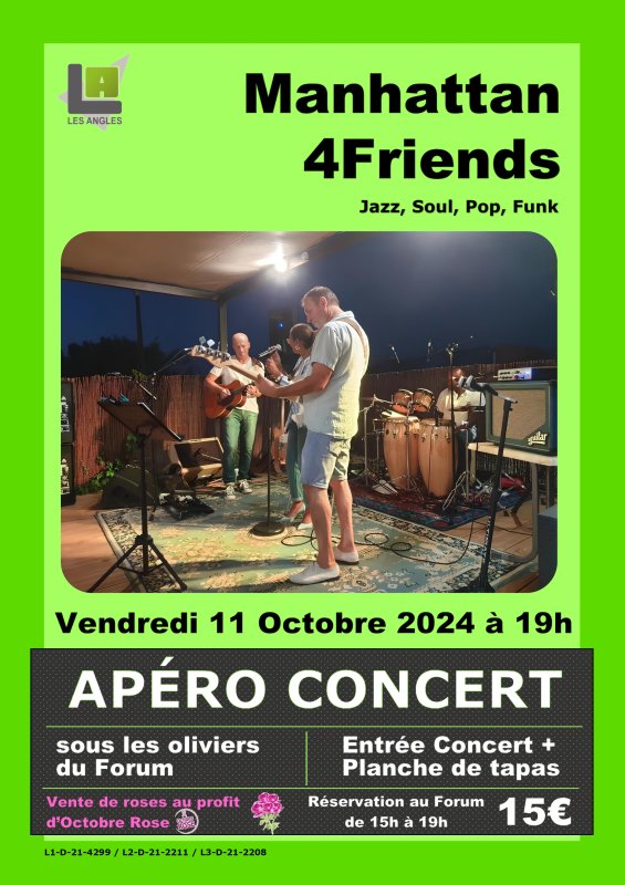 APÉRO/CONCERT SOUS LES OLIVIERS