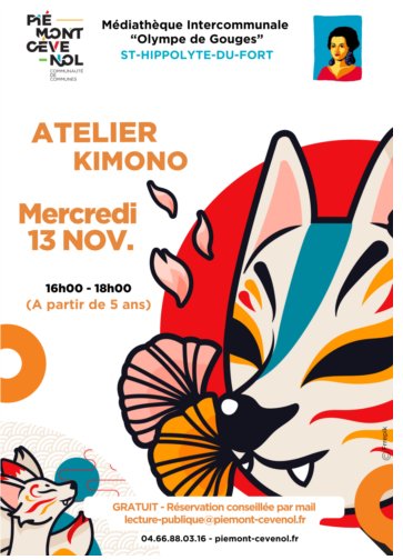 Atelier Kimono - Mercredi 13 novembre