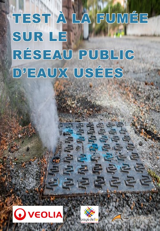 TESTS à la FUMÉE sur le RÉSEAU public D'EAUX USÉES