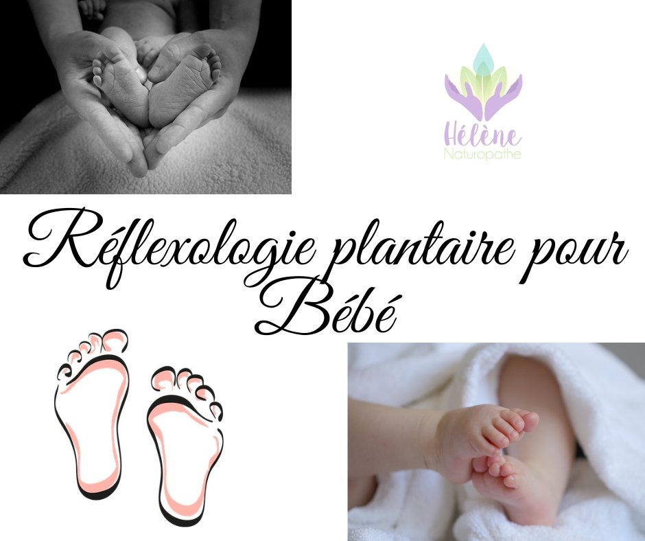 La réflexologie plantaire pour les petits maux de Bébé