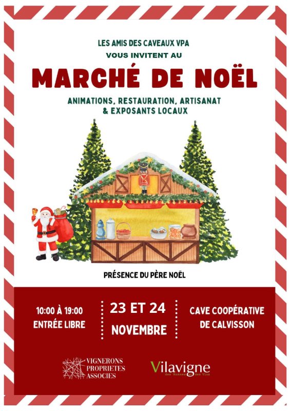 Marché de Noël cave coopérative de Calvisson