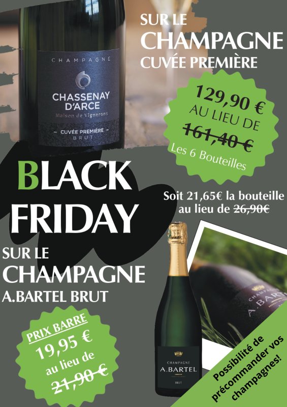 Black Friday chez Vilavigne Générac du 21 au 23 novembre 2024 ! 🍾🤩