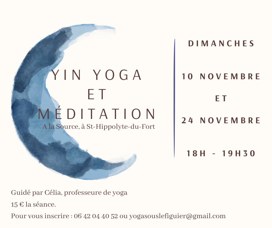 Atelier de yin yoga