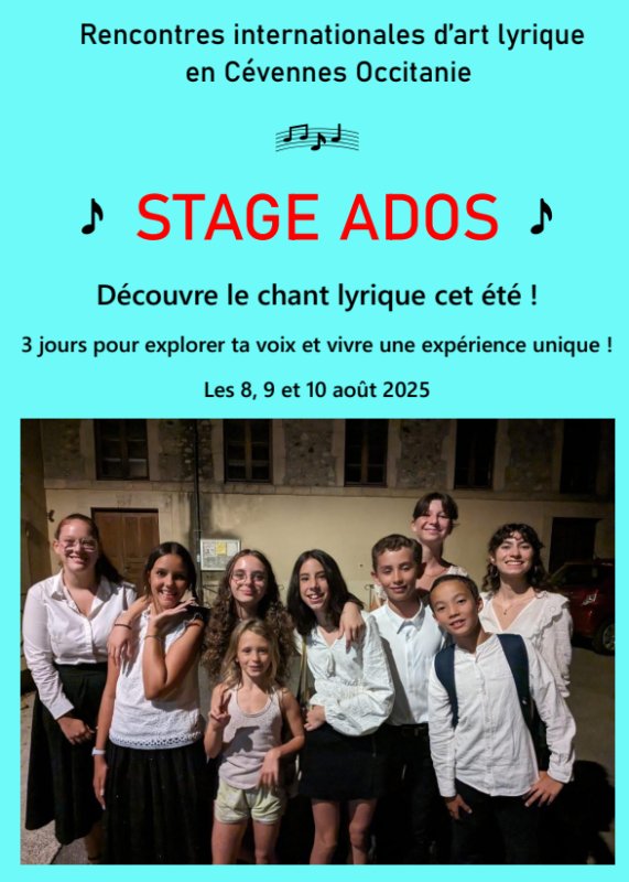Rejoins nous pour un stage inoubliable !