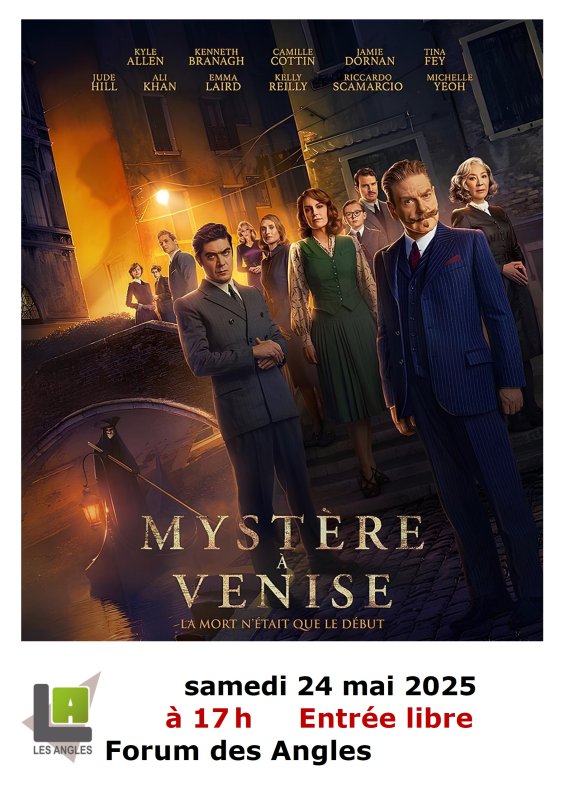 Séance Cinéma  ‘’ MYSTÈRE à VENISE ‘’