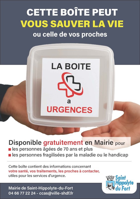 La boîte à urgences : un dispositif pour faciliter l’intervention des secours
