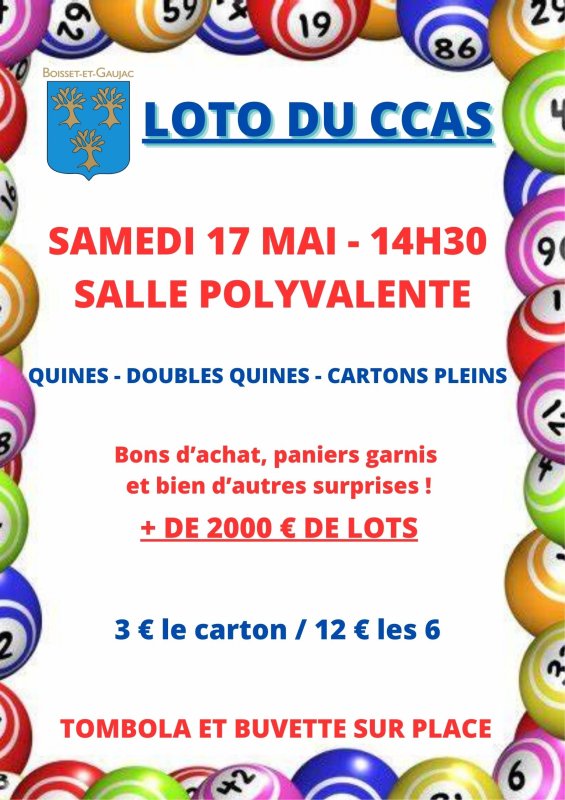 Évènement : 🔵Loto du CCAS