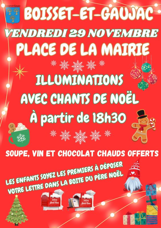 🌟Illuminations avec chants de Noël