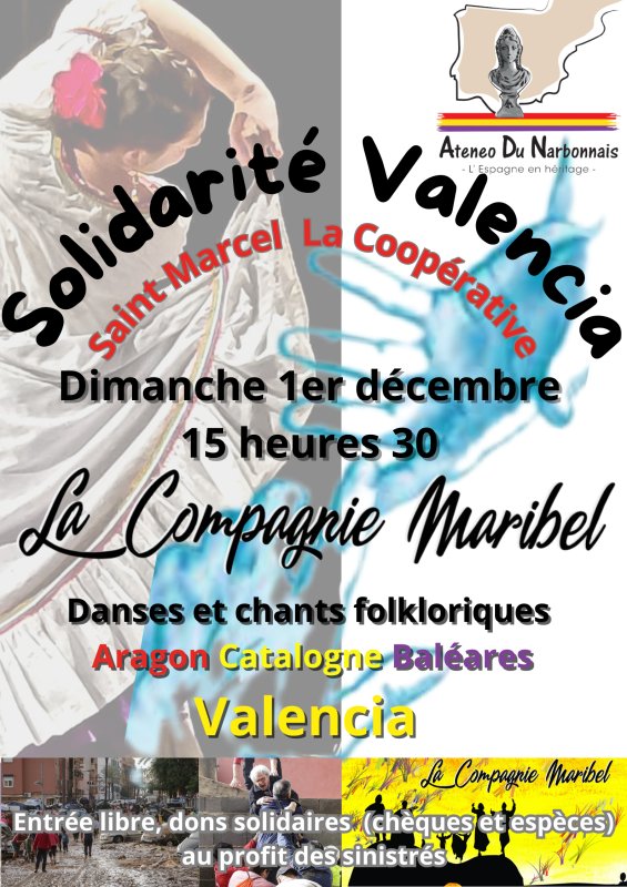 Évènement : ATENEO Dimanche 1er Décembre COOPÉ : Journée Solidarité Valencia