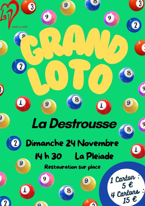 Grand Loto - Comité des Fêtes