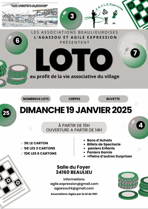 LOTO 19 DECEMBRE 2025 A BEAULIEU