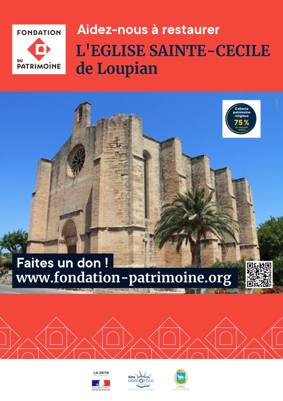 Projet de restauration de l'église Sainte-Cécile