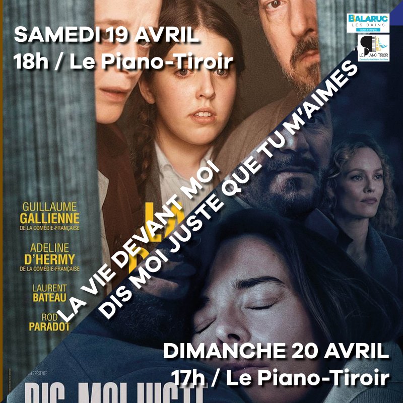 Séances cinéma du week-end au Piano-Tiroir